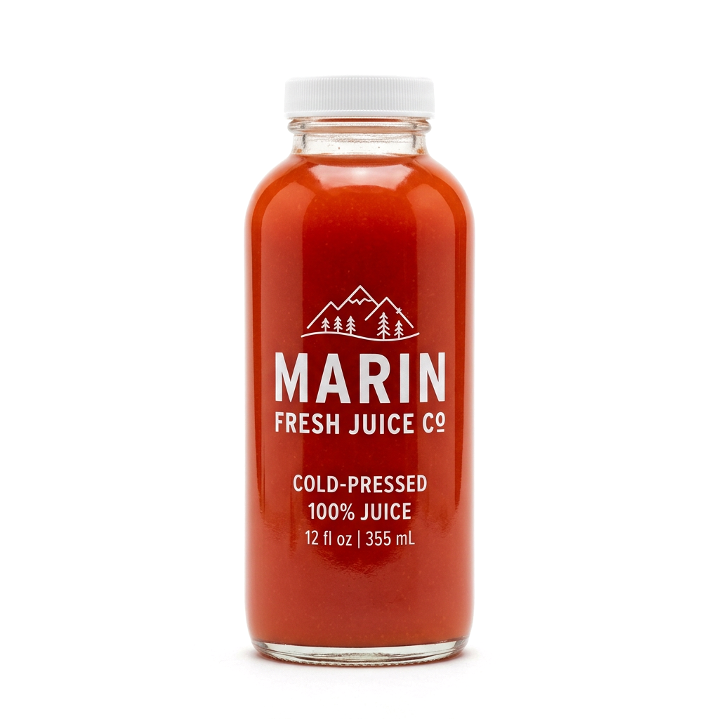 Root Radiance cold-pressed juice bottle